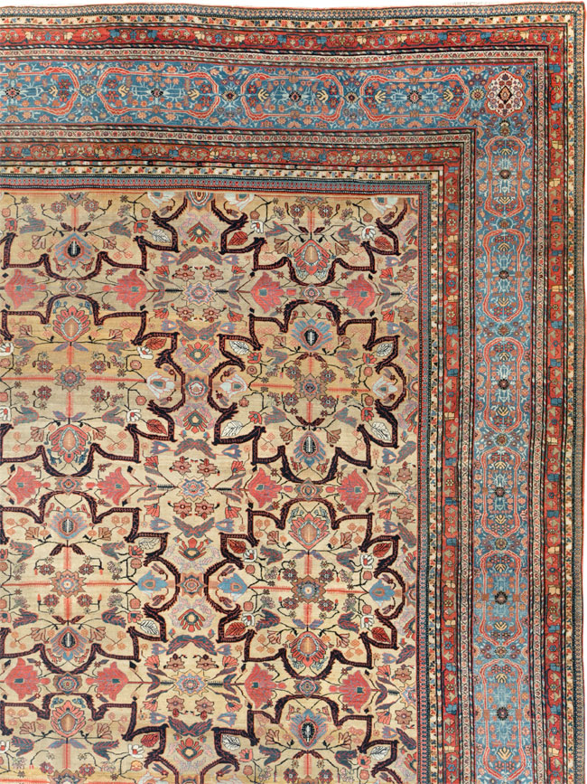 Antique Sarouk Fereghan Carpet, No.30399 - Galerie Shabab