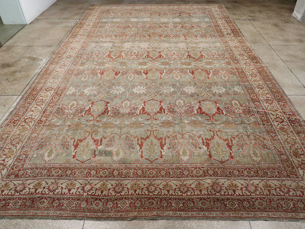 Antique Persian Bidjar Oversize Carpet, No.30402 - Galerie Shabab