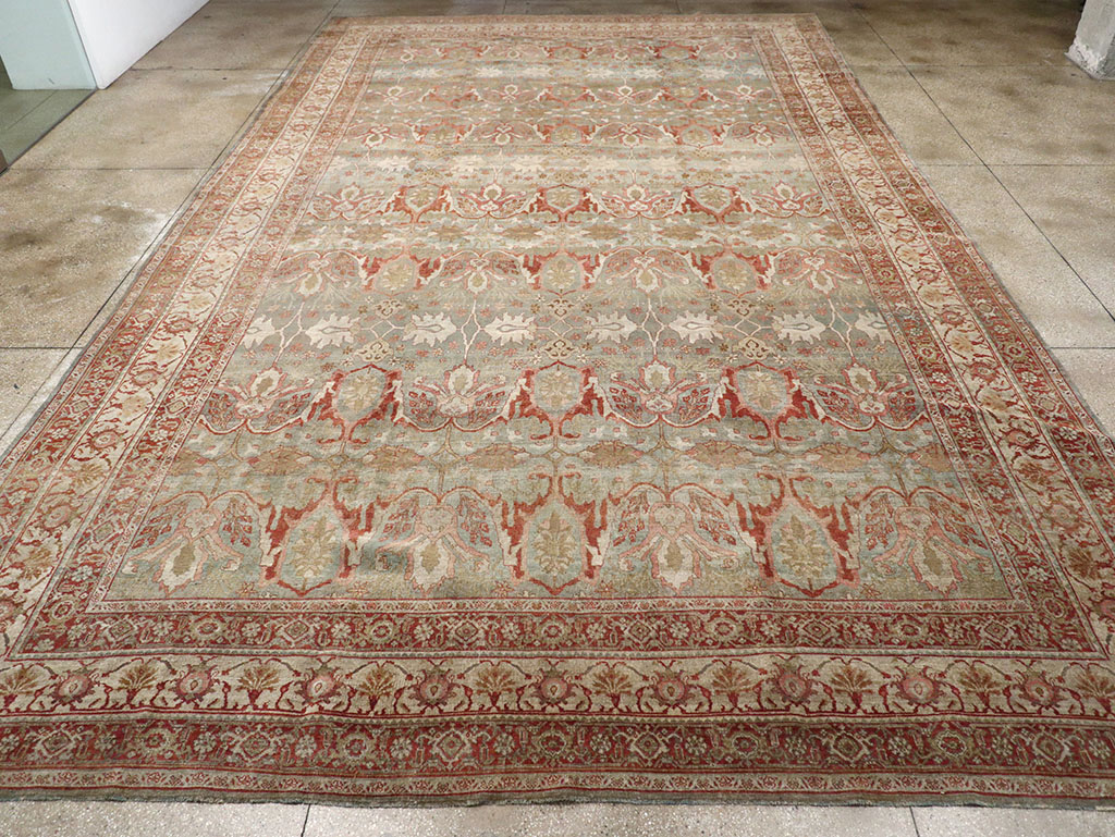 Antique Persian Bidjar Oversize Carpet, No.30402 - Galerie Shabab