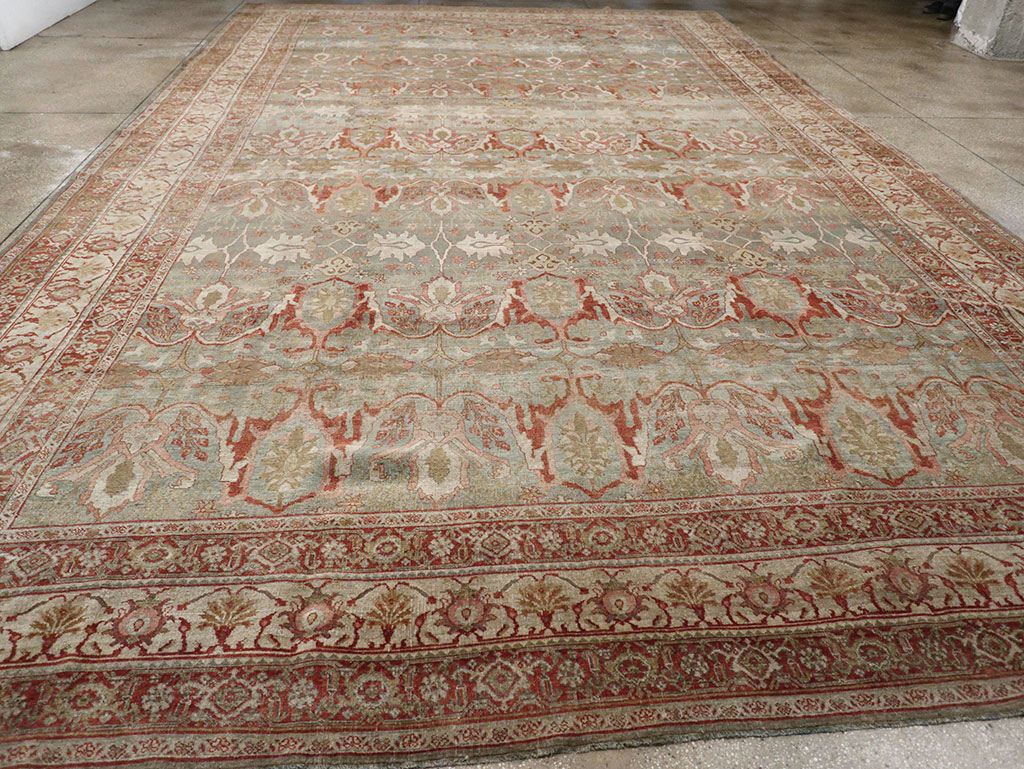 Antique Persian Bidjar Oversize Carpet, No.30402 - Galerie Shabab