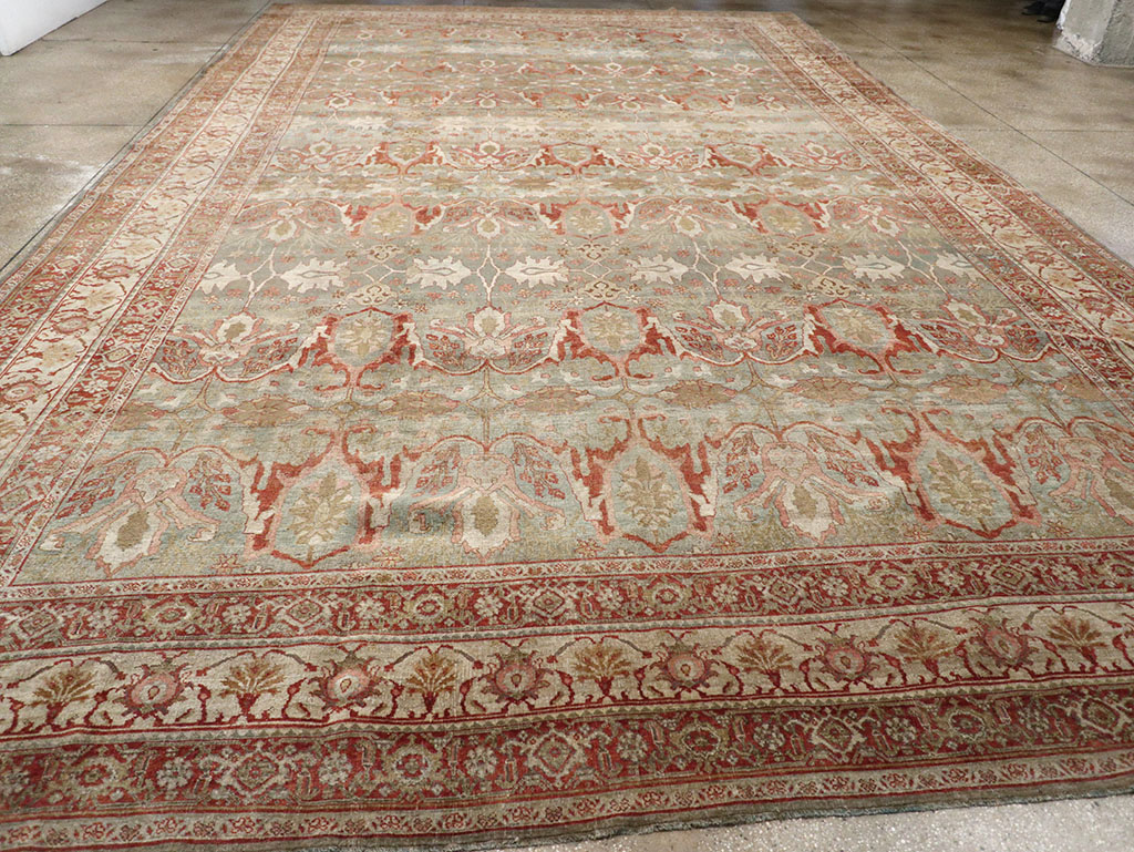 Antique Persian Bidjar Oversize Carpet, No.30402 - Galerie Shabab