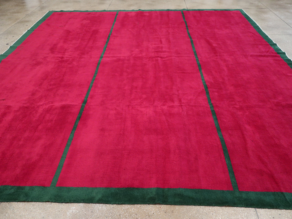 Vintage Anatolian Minimalistic Carpet, No.30403 - Galerie Shabab