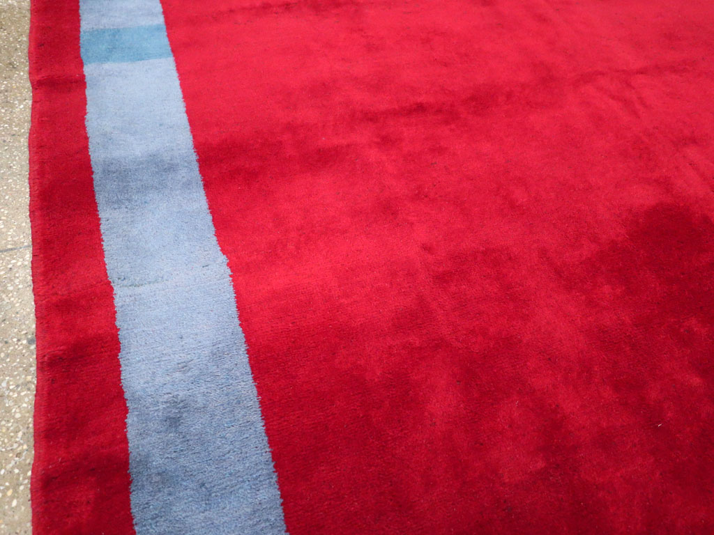 Vintage Anatolian Art Deco Style Carpet, No.30404 - Galerie Shabab