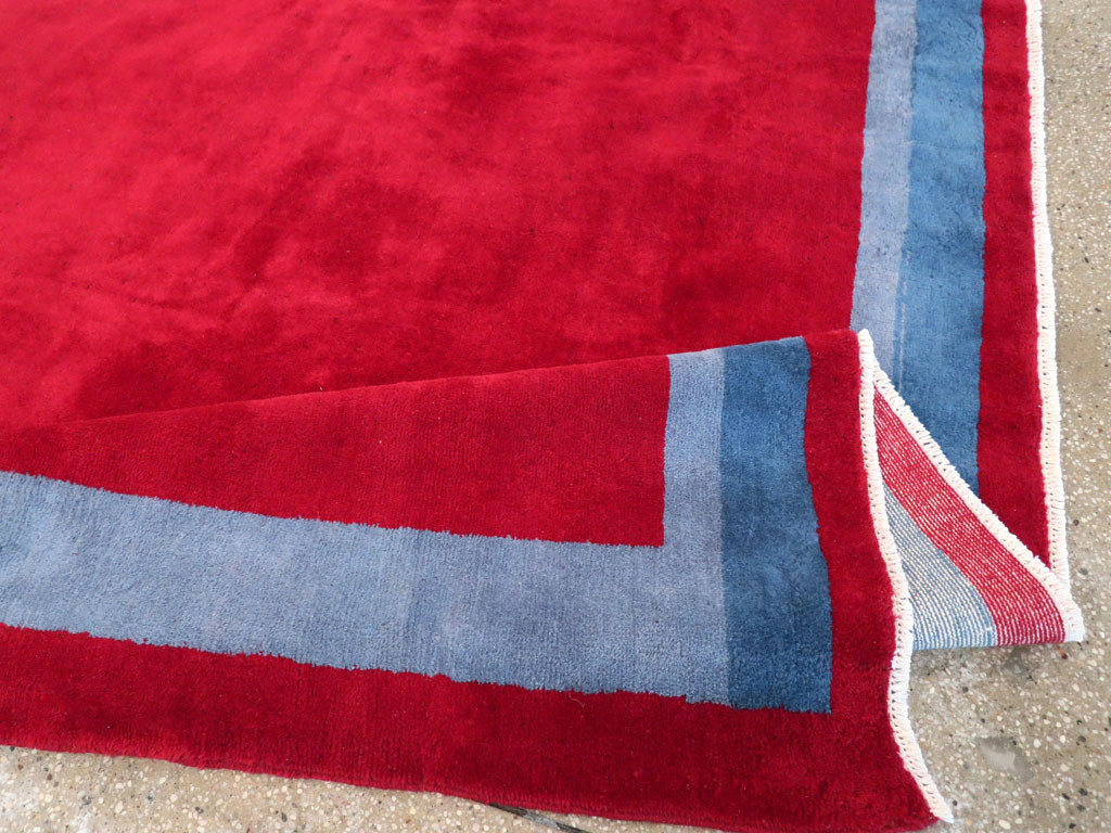 Vintage Anatolian Art Deco Style Carpet, No.30404 - Galerie Shabab