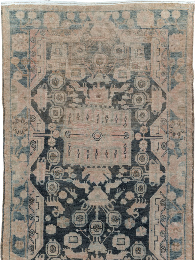 Vintage Persian Malayer Long Runner, No.30415 - Galerie Shabab