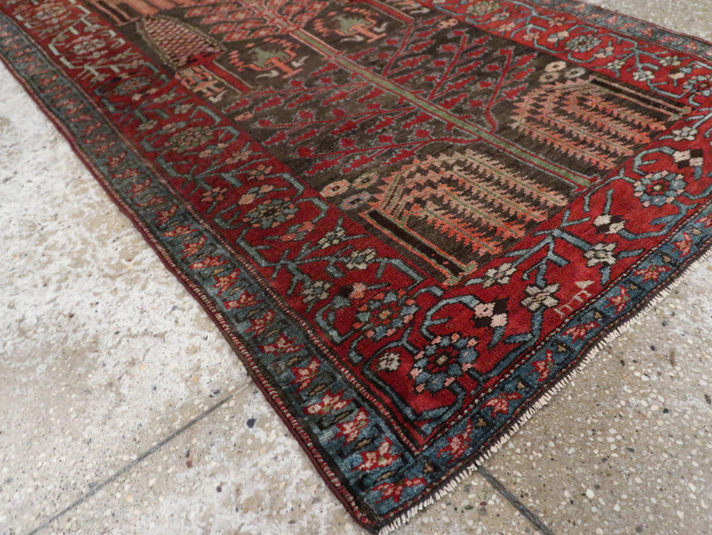 Antique Persian Kurd Throw Rug, No.30416 - Galerie Shabab