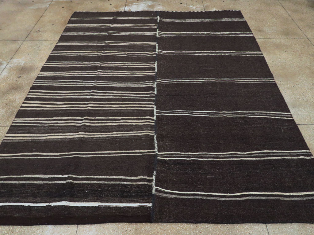 Mid-20th Century Turkish Tribal Kilim, No.30435 - Galerie Shabab