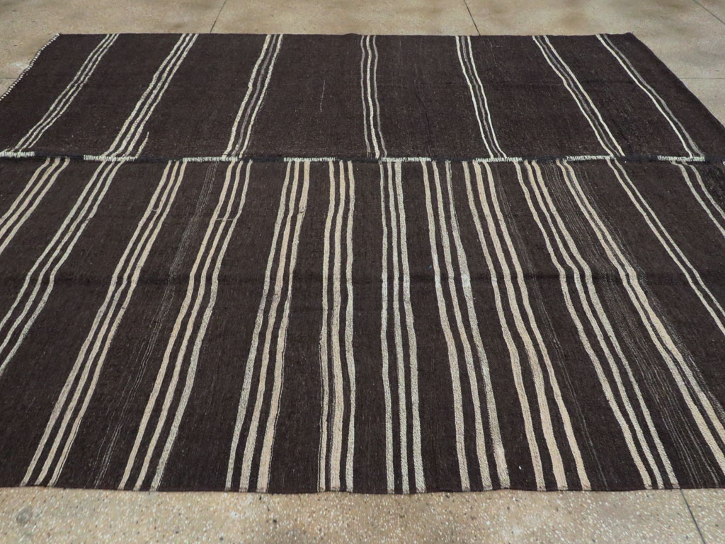 Mid-20th Century Turkish Tribal Kilim, No.30435 - Galerie Shabab