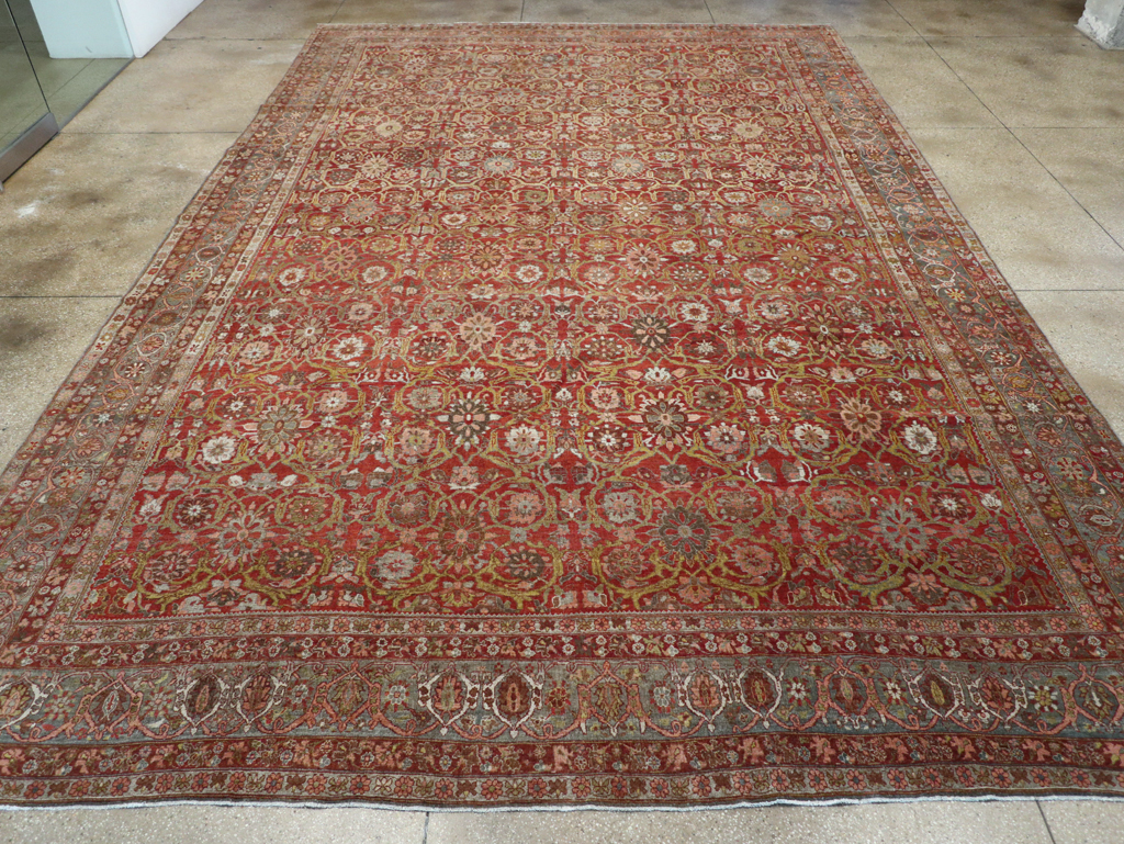 Antique Persian Bidjar Oversize Carpet, No.30441 - Galerie Shabab