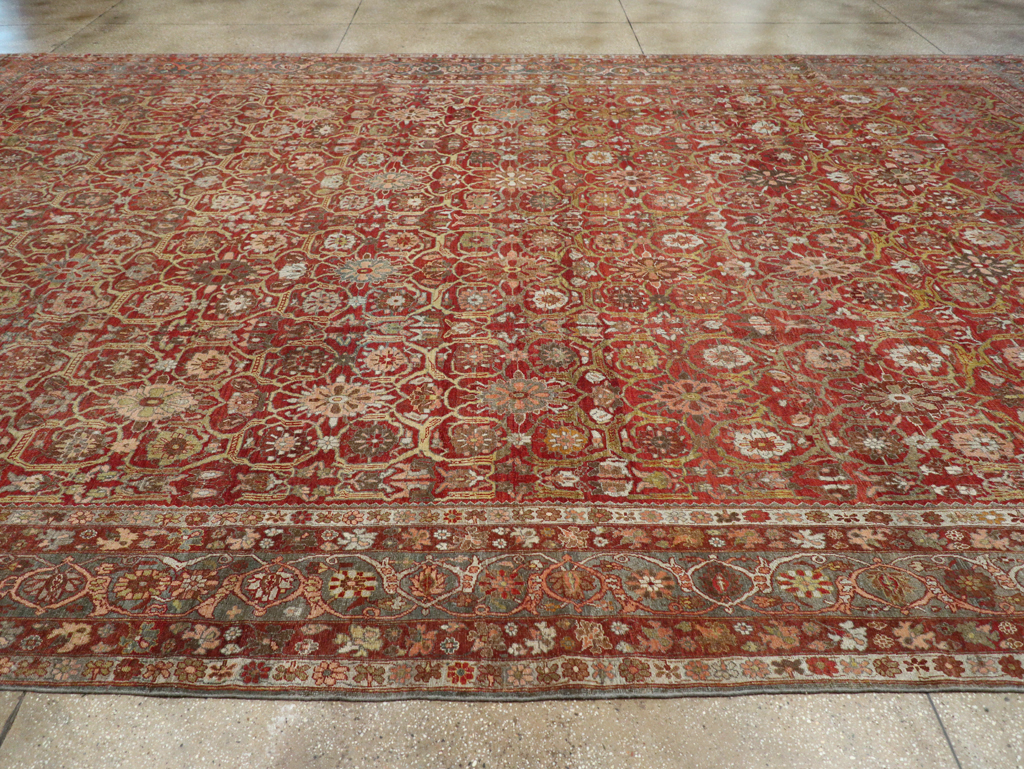 Antique Persian Bidjar Oversize Carpet, No.30441 - Galerie Shabab