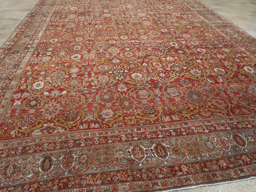Antique Persian Bidjar Oversize Carpet, No.30441 - Galerie Shabab