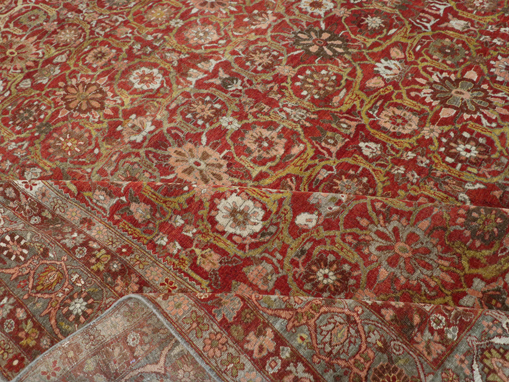 Antique Persian Bidjar Oversize Carpet, No.30441 - Galerie Shabab