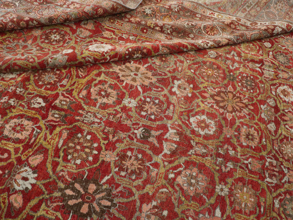 Antique Persian Bidjar Oversize Carpet, No.30441 - Galerie Shabab