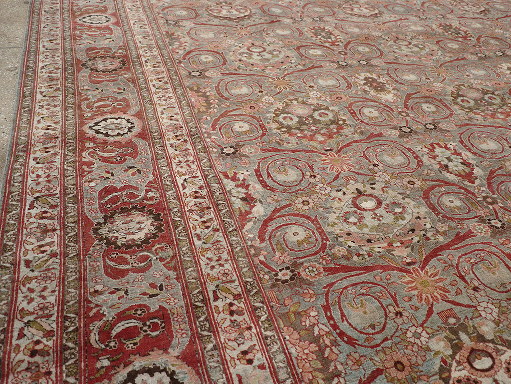 Antique Persian Bidjar Large Carpet, No.30446 - Galerie Shabab