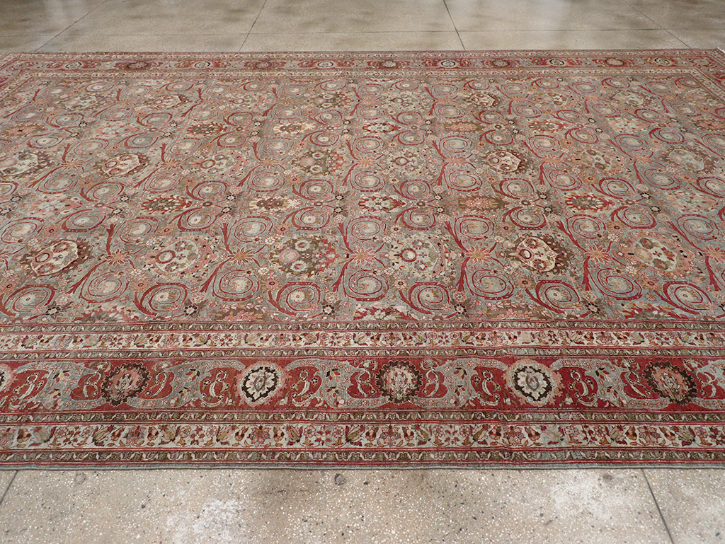 Antique Persian Bidjar Large Carpet, No.30446 - Galerie Shabab