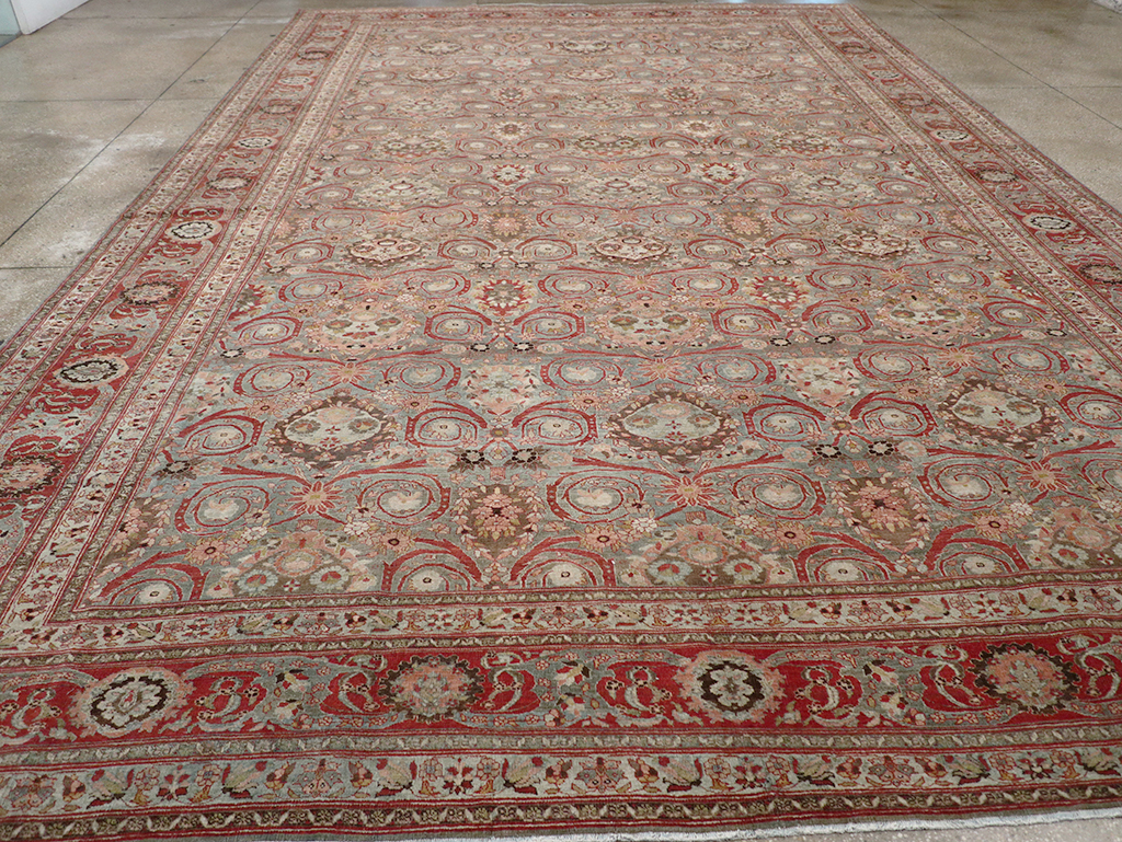 Antique Persian Bidjar Large Carpet, No.30446 - Galerie Shabab