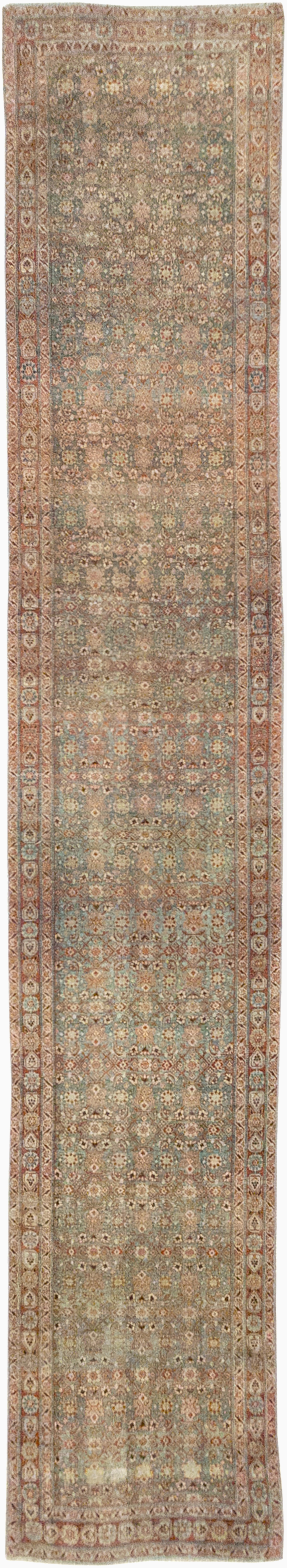 Antique Persian Bidjar Long Runner, No.30447 - Galerie Shabab