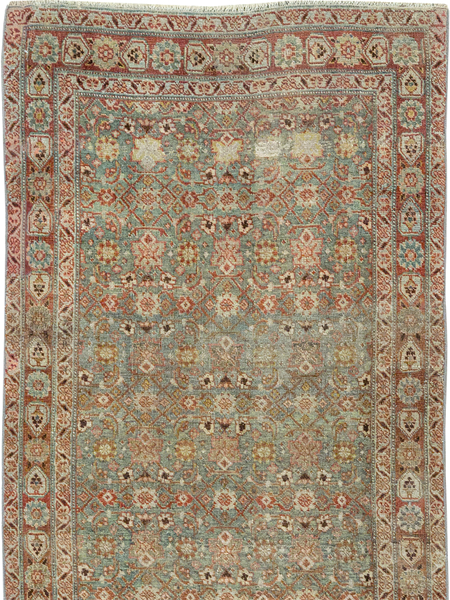 Antique Persian Bidjar Long Runner, No.30447 - Galerie Shabab