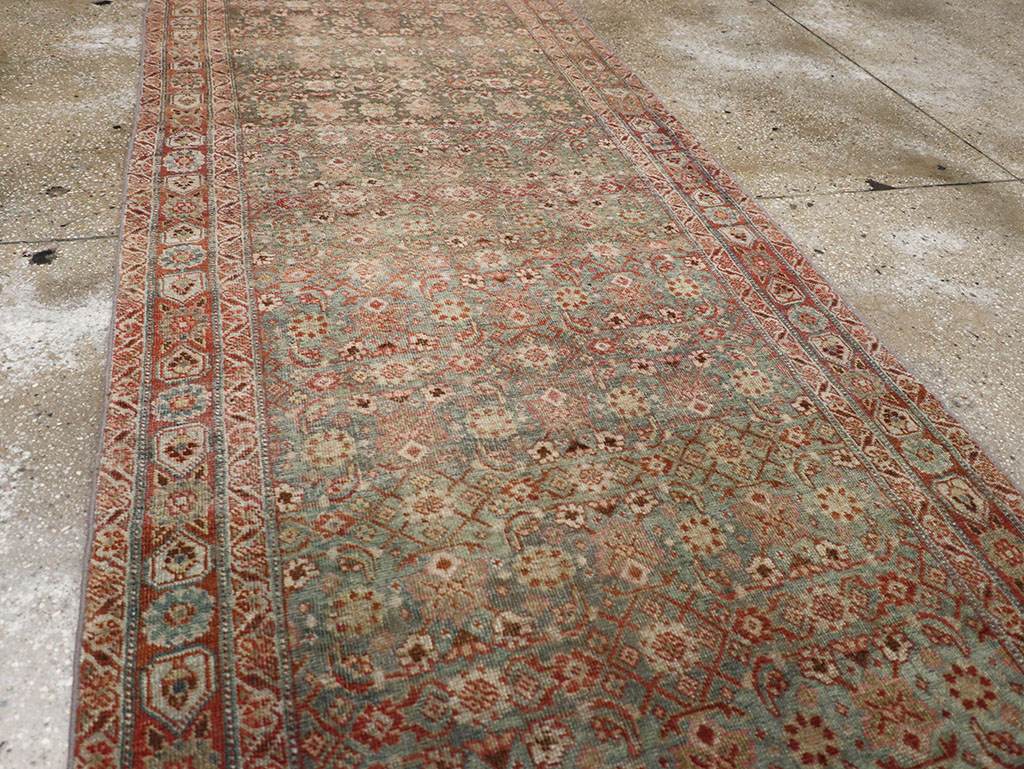 Antique Persian Bidjar Long Runner, No.30447 - Galerie Shabab