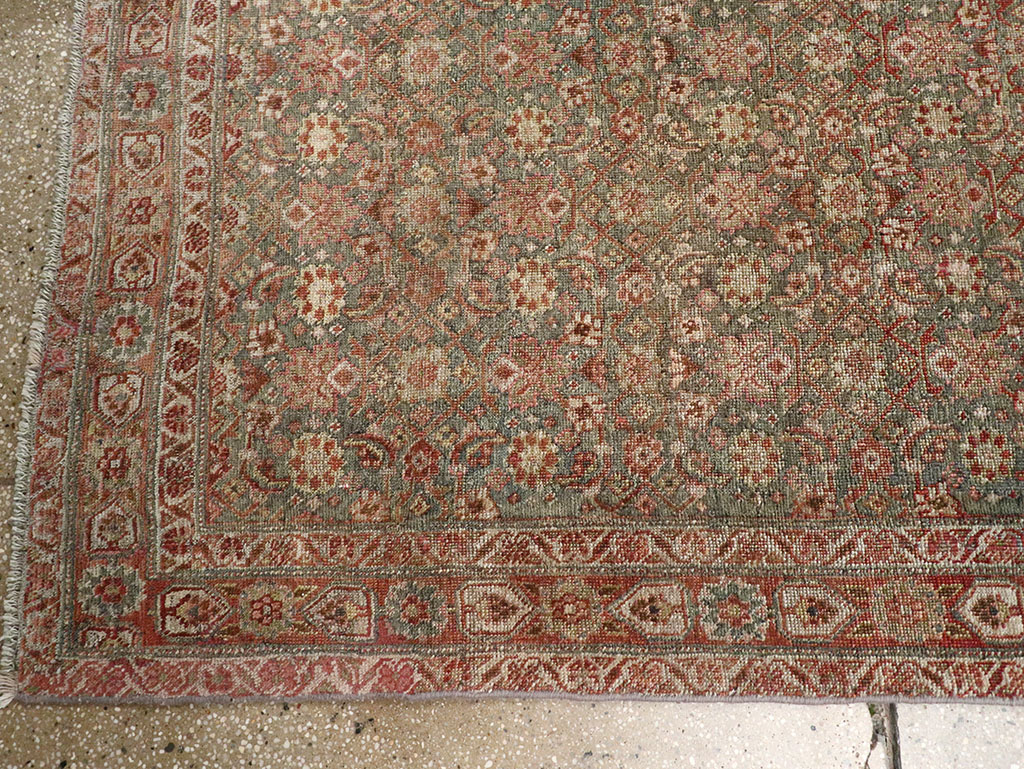 Antique Persian Bidjar Long Runner, No.30447 - Galerie Shabab