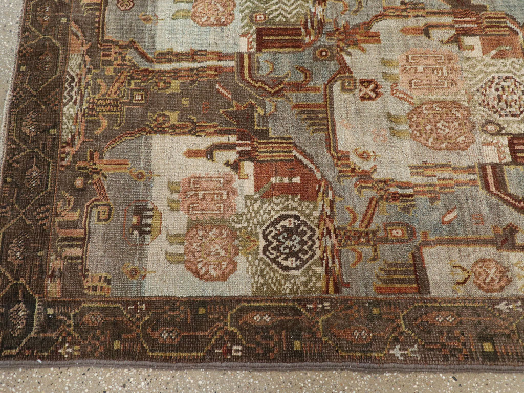 Antique Persian Bidjar Runner, No.30449 - Galerie Shabab