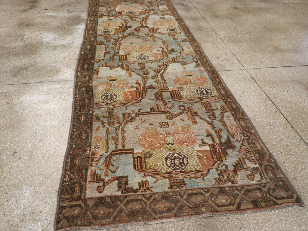 Antique Persian Bidjar Runner, No.30449 - Galerie Shabab