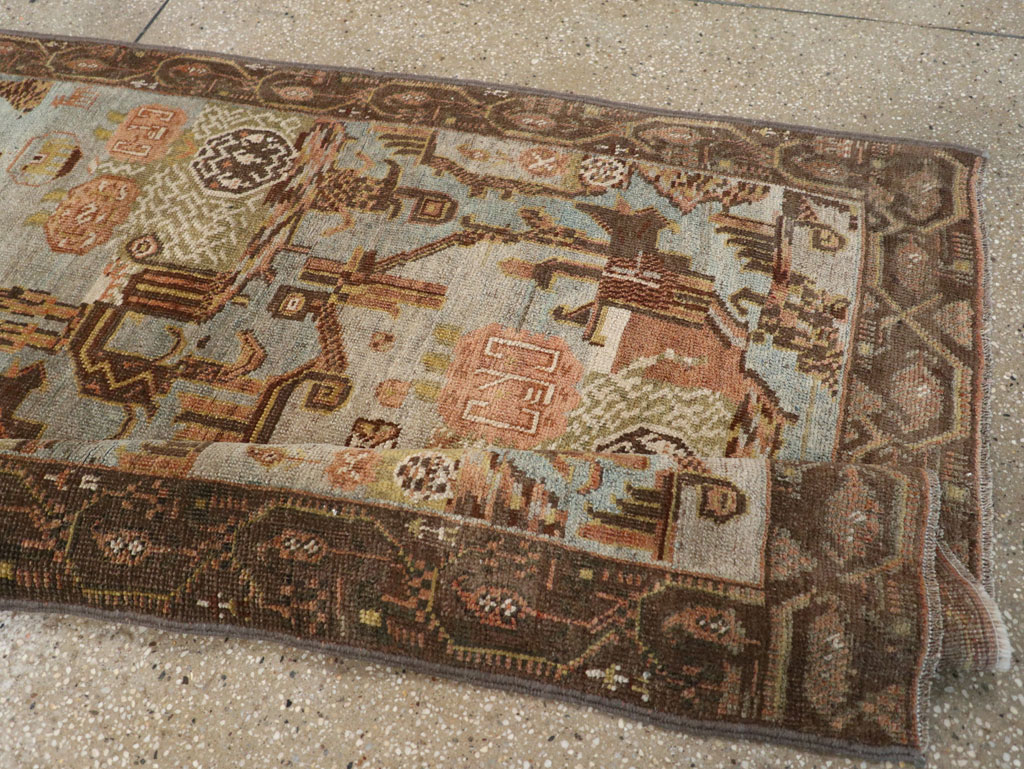 Antique Persian Bidjar Runner, No.30449 - Galerie Shabab