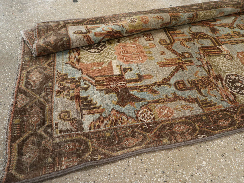Antique Persian Bidjar Runner, No.30449 - Galerie Shabab