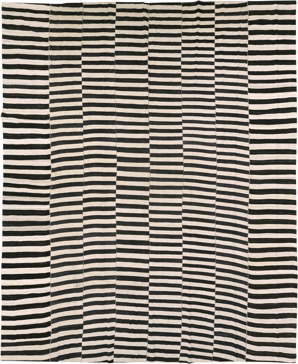 Vintage Persian Flatweave Kilim Large Room Size Carpet, No.30460 - Galerie Shabab