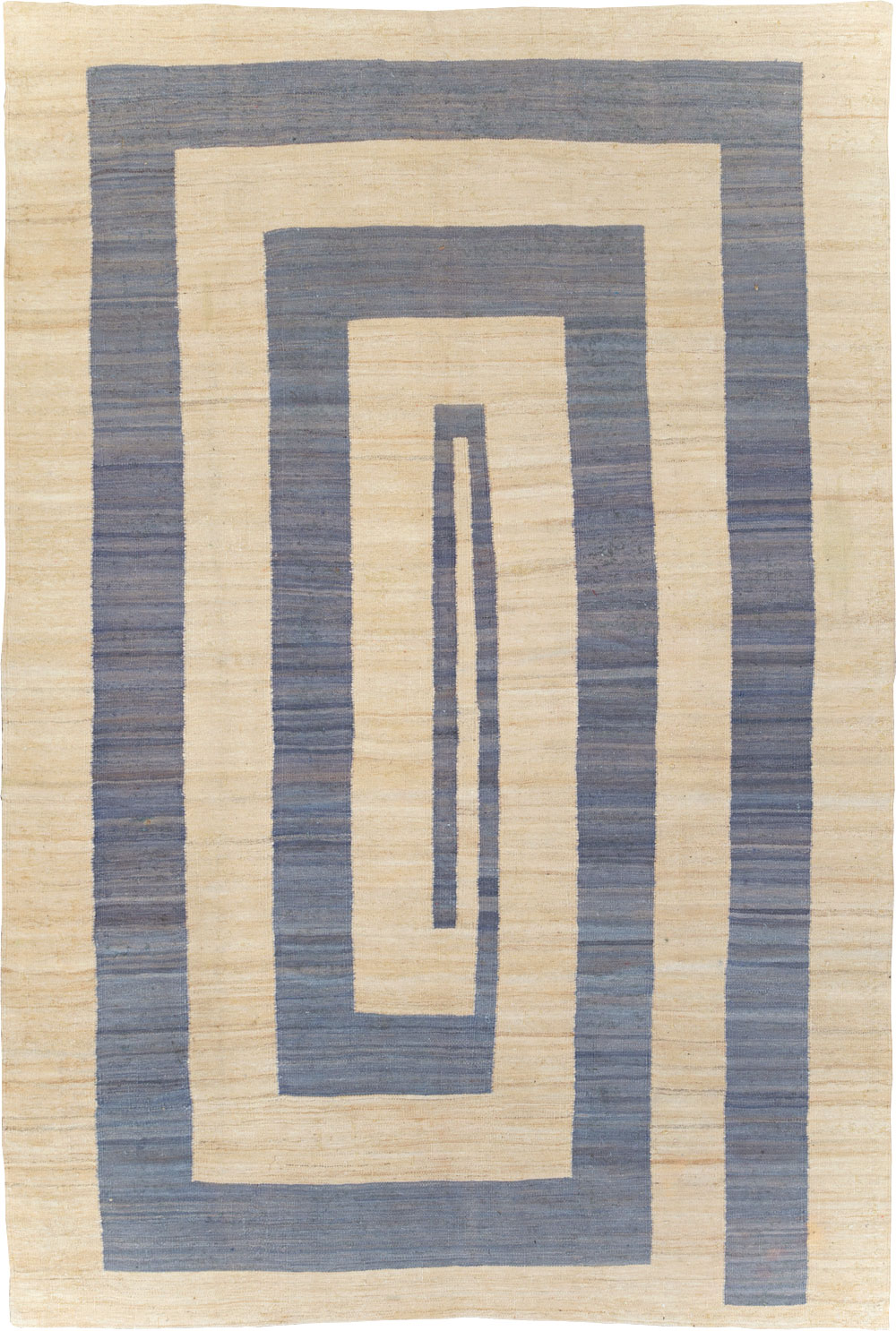 Contemporary Turkish Flatweave Kilim Small Room Size Carpet, No.30465 - Galerie Shabab