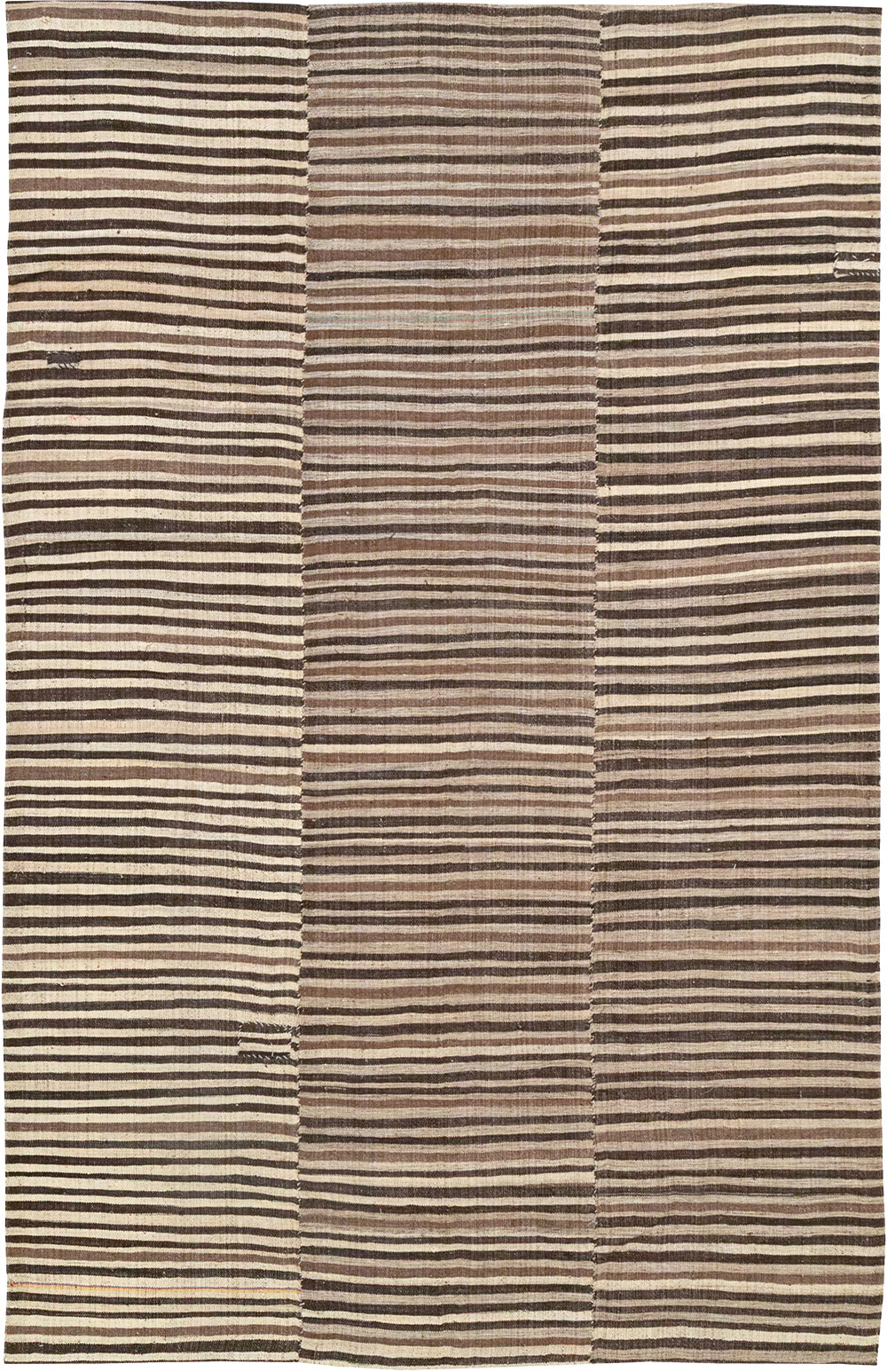 Vintage Persian Flatweave Kilim Accent Rug, No.30467 - Galerie Shabab