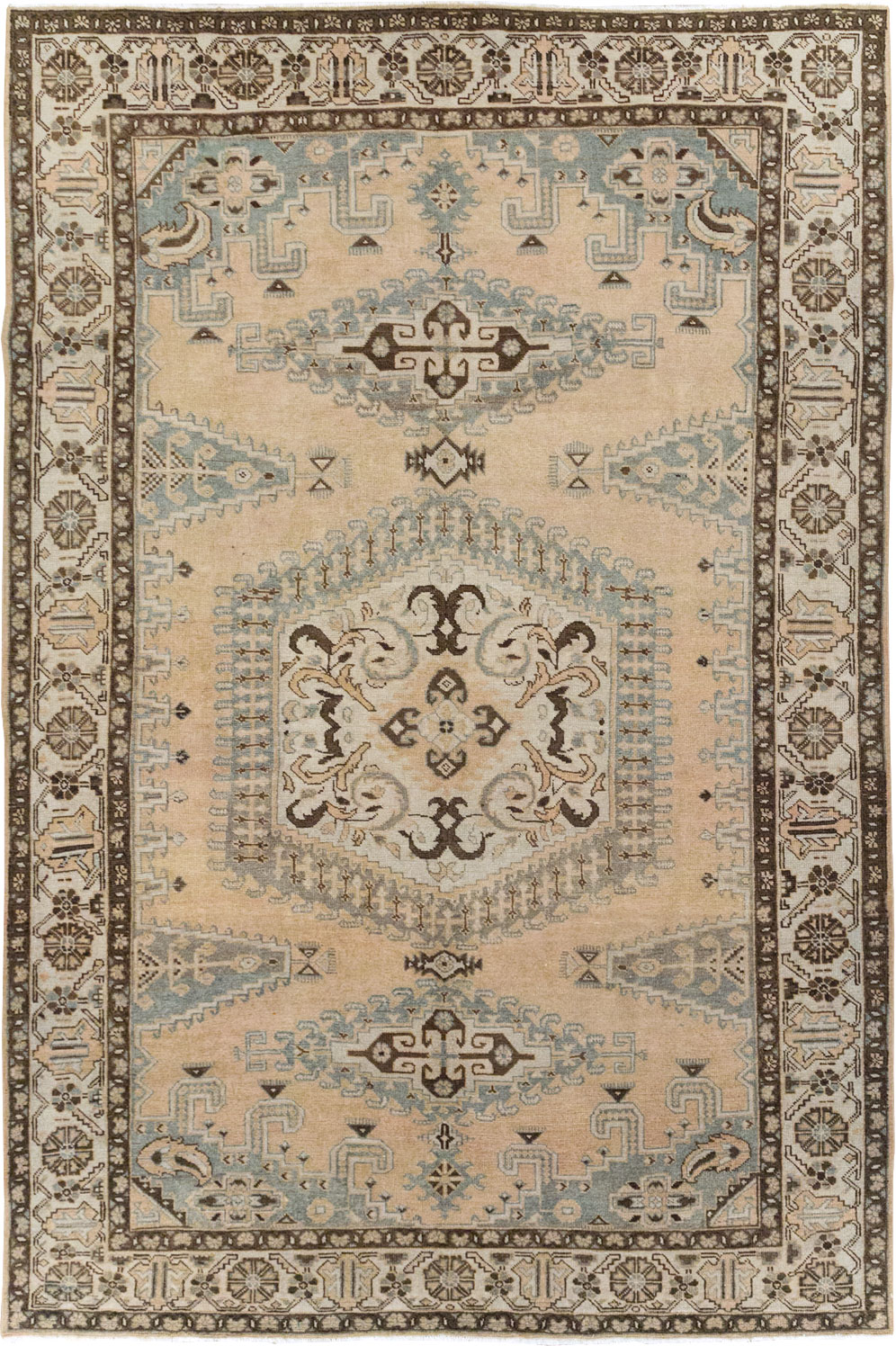 Vintage Persian Veece Accent Carpet, No.30478 - Galerie Shabab