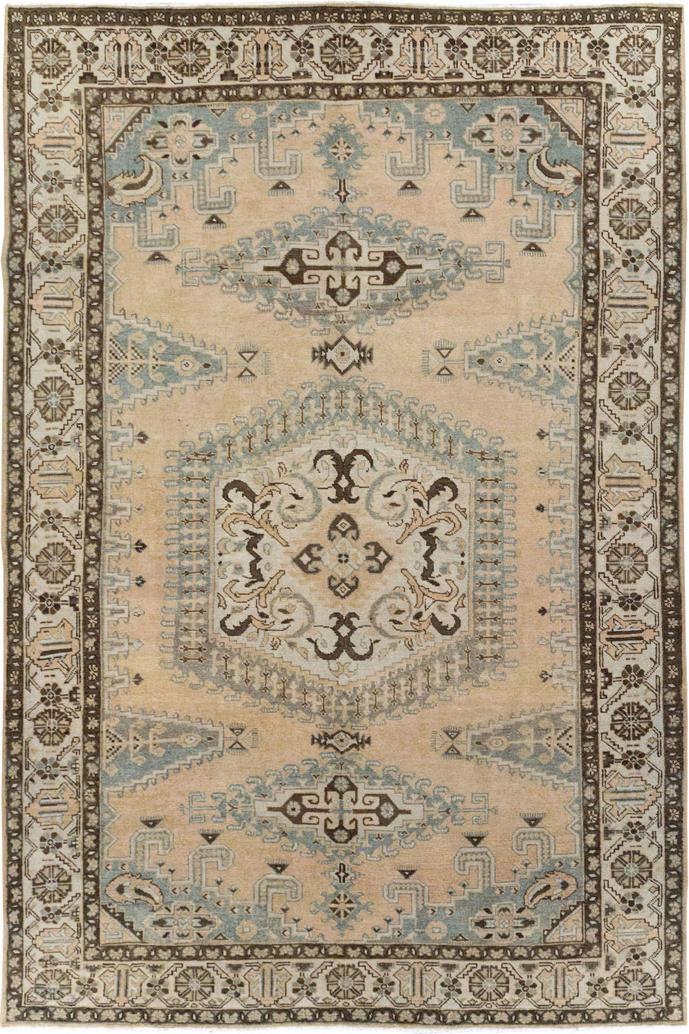 Vintage Persian Veece Accent Carpet, No.30478 - Galerie Shabab