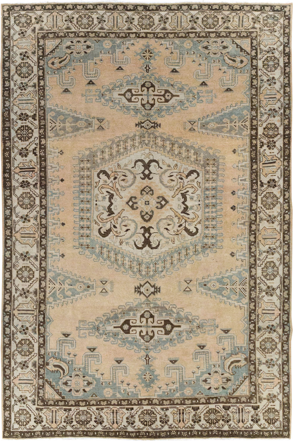 Vintage Persian Veece Accent Carpet, No.30478 - Galerie Shabab
