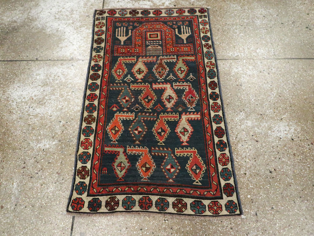 Antique Caucasian Throw Rug, No.30488 - Galerie Shabab