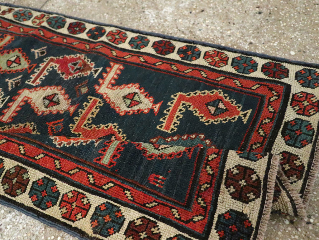 Antique Caucasian Throw Rug, No.30488 - Galerie Shabab