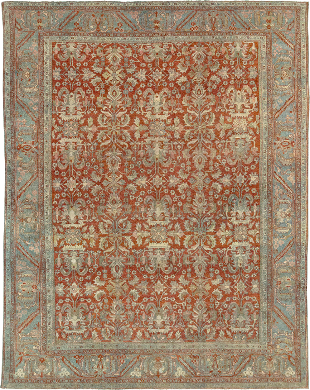 Antique Persian Bibikabad Room Size Carpet, No.30489 - Galerie Shabab