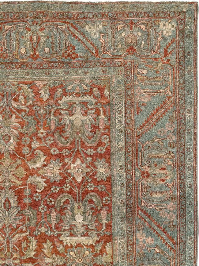 Antique Persian Bibikabad Room Size Carpet, No.30489 - Galerie Shabab