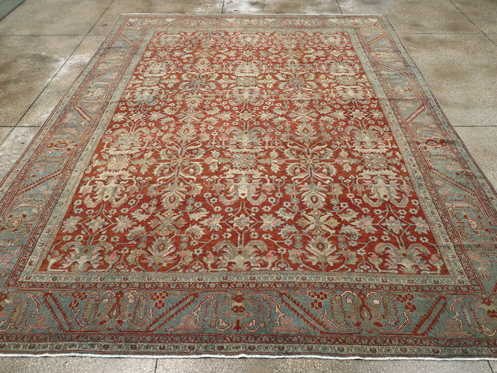 Antique Persian Bibikabad Room Size Carpet, No.30489 - Galerie Shabab