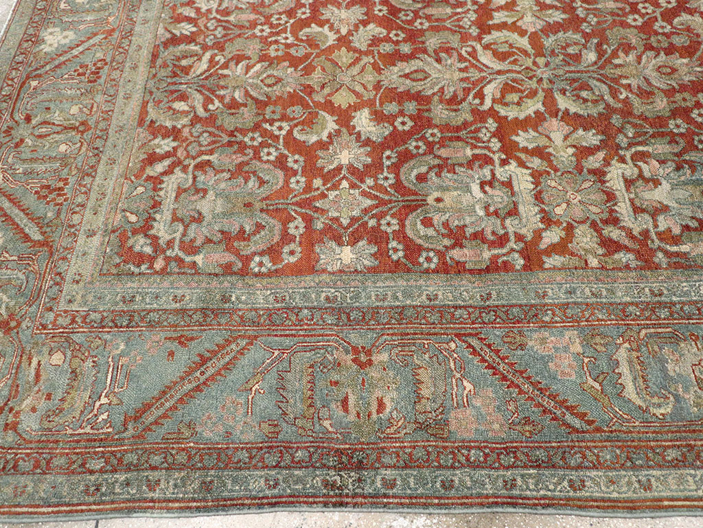 Antique Persian Bibikabad Room Size Carpet, No.30489 - Galerie Shabab