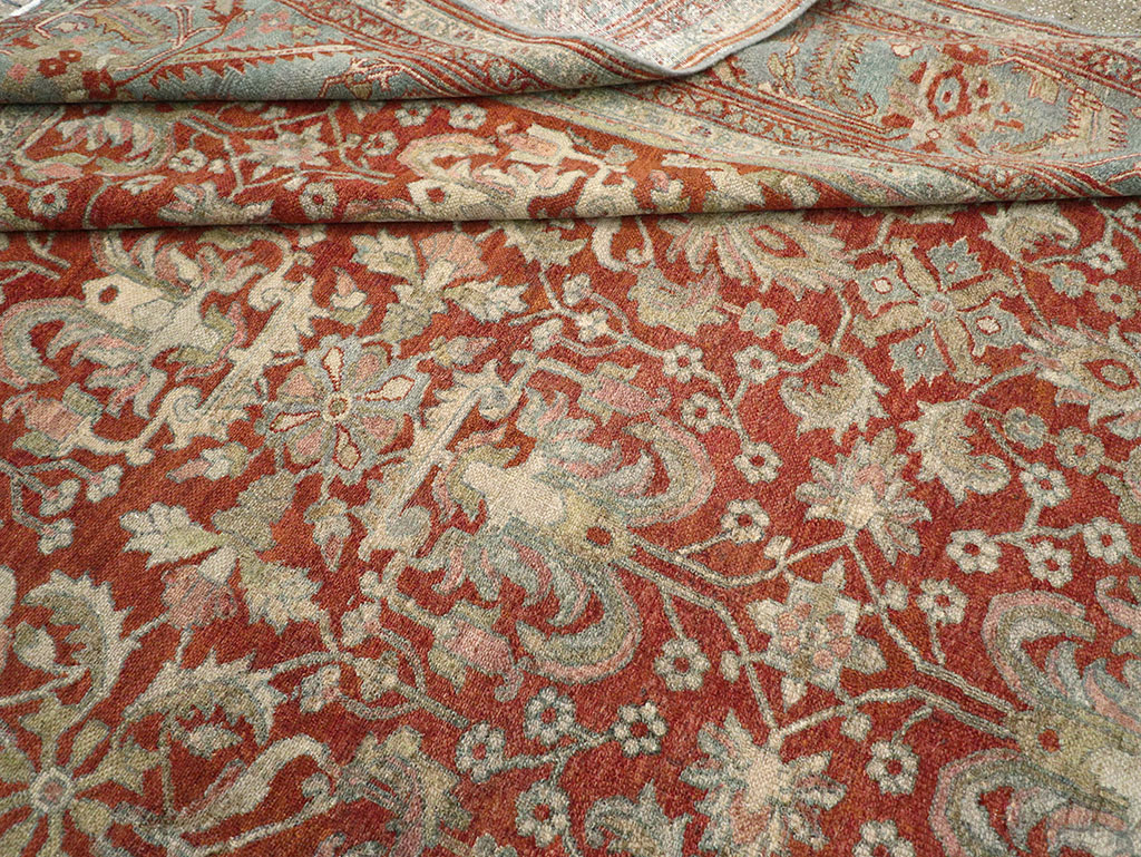 Antique Persian Bibikabad Room Size Carpet, No.30489 - Galerie Shabab