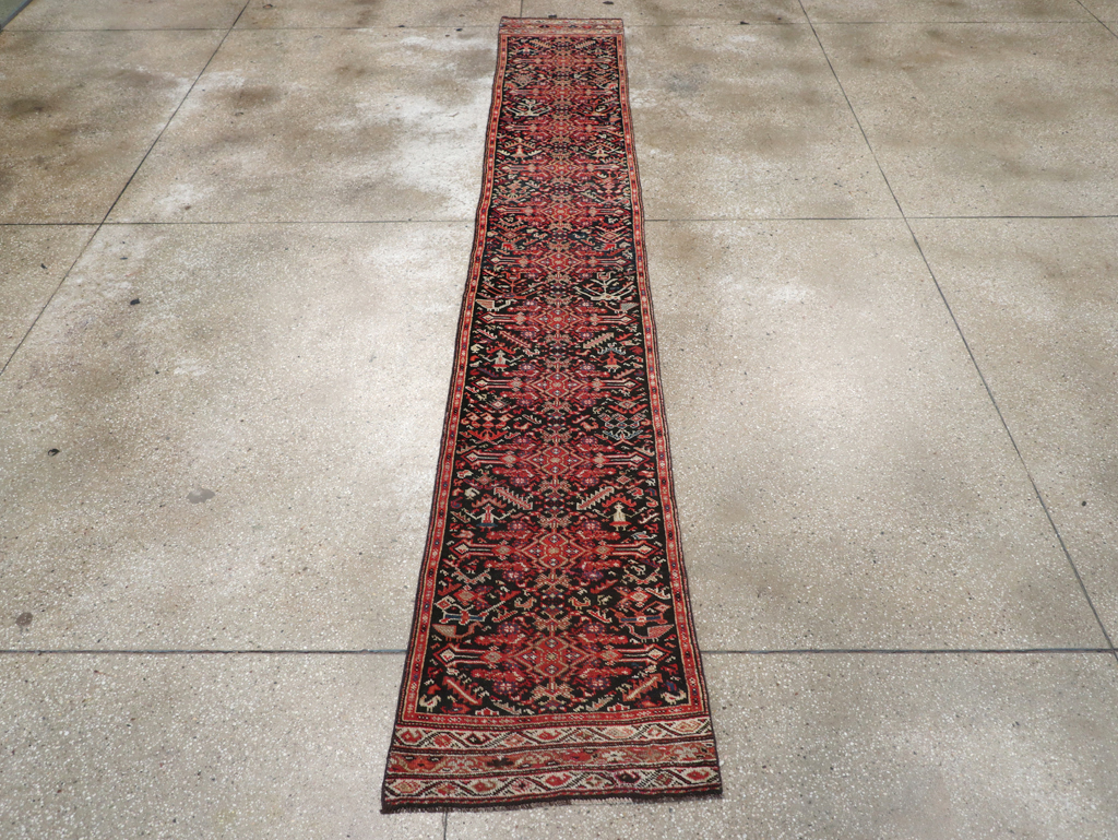 Antique Persian Kurdish Runner, No.30490 - Galerie Shabab