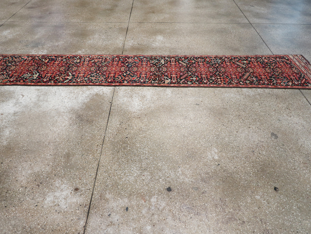Antique Persian Kurdish Runner, No.30490 - Galerie Shabab