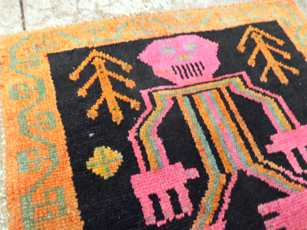 Vintage Pictorial Anatolian Rugs, No.30491 - Galerie Shabab