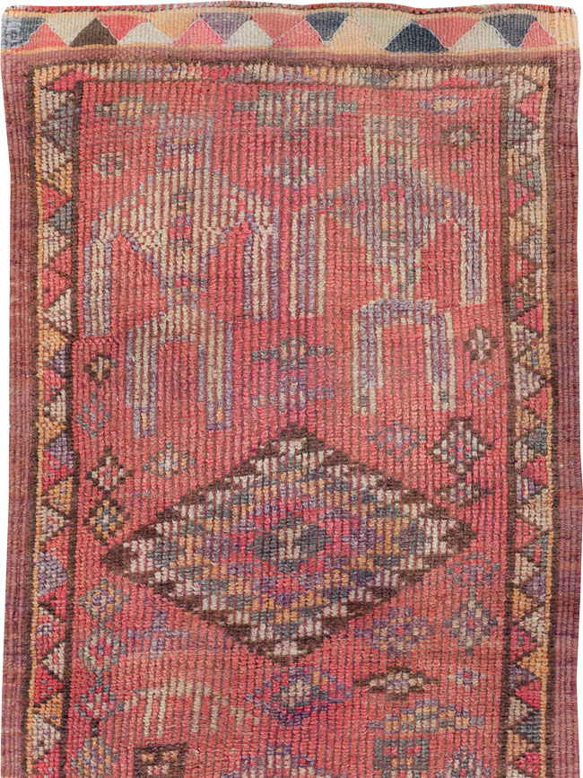 Vintage Turkish Anatolian Pictorial Runner, No.30492 - Galerie Shabab