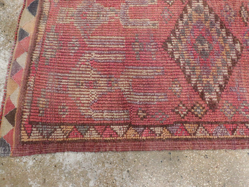 Vintage Turkish Anatolian Pictorial Runner, No.30492 - Galerie Shabab