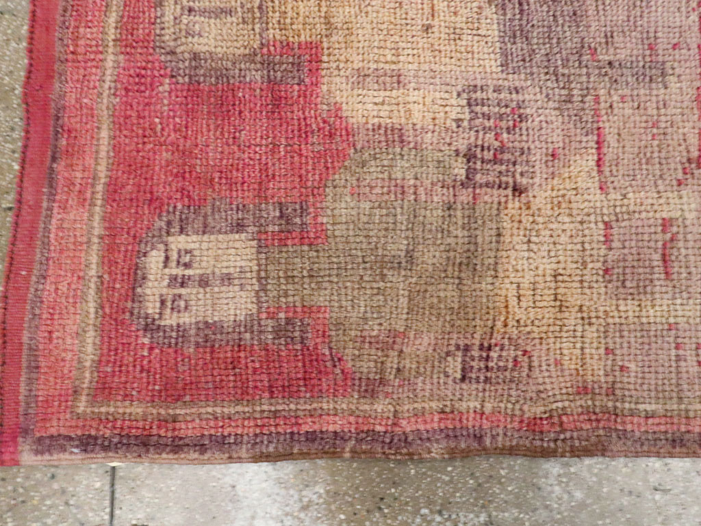 Vintage Turkish Anatolian Pictorial Runner, No.30494 - Galerie Shabab