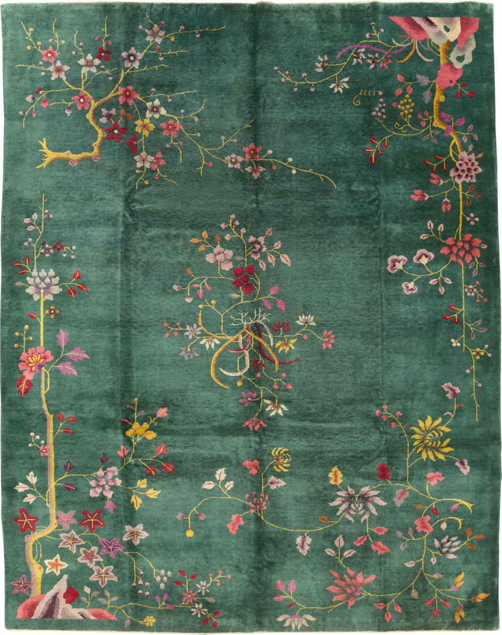 Vintage Chinese Art Deco Room Size Carpet, No.30496 - Galerie Shabab