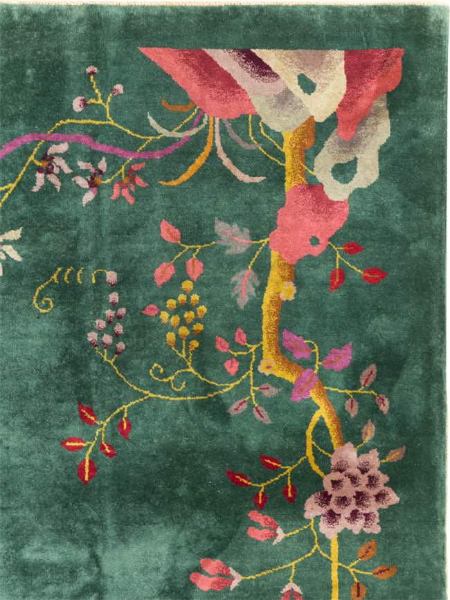 Vintage Chinese Art Deco Room Size Carpet, No.30496 - Galerie Shabab