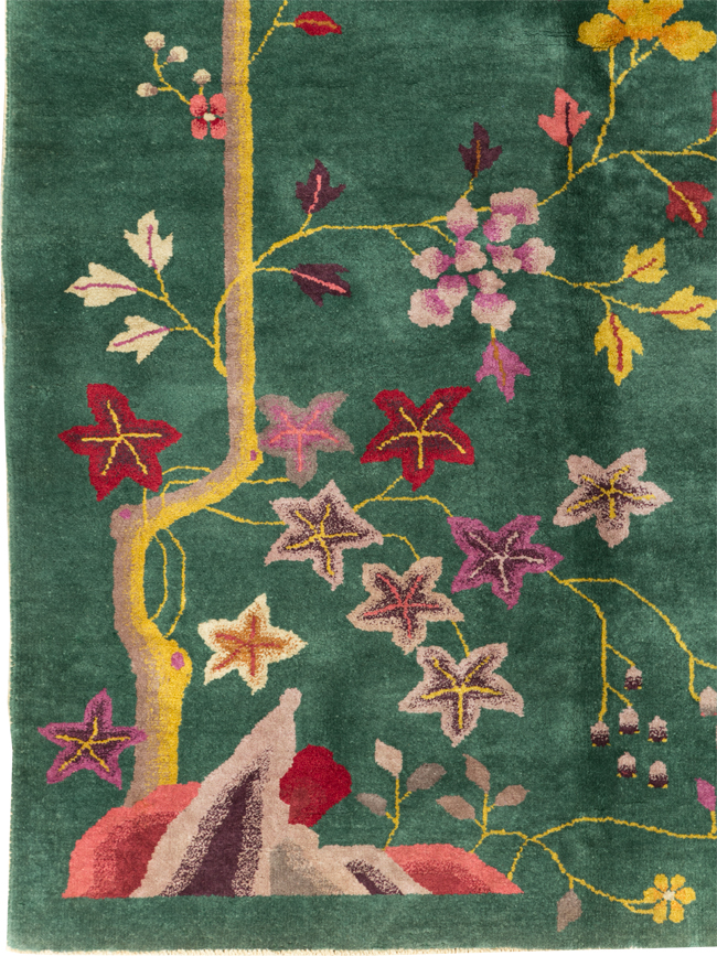 Vintage Chinese Art Deco Room Size Carpet, No.30496 - Galerie Shabab